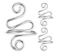 Crochet Rings - 3 X Adjustable Yarn Tension Control Ring, Lefties Righties Compatible | Enthusiast Tool for Scarf Slippers Mittens Knitting Craft Accessories Set Ergonomic Comfortables Beginners