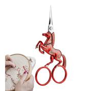 Crochet Scissors - Horse Shape Sewing Cutting Tools | Quilting Scissors - for Paper Craft Mending Garment Making Textile Repair Art Studio Workshop Home