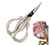 Crochet Scissors, Retro Craft Tools with Swan Design - Antique Scissors for Wire Cutting, DIY, Art, Knitting, Fabric, Beading, Scrapbooking