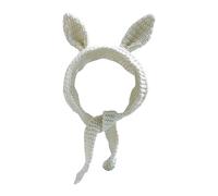 Crochet Shape Headband Tie Back Headwrap Winter Ear Warmer Headband For Girls Photo Props