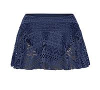 Crochet Skirt Bottom Skirted Swim Lace Swimsuit Women's Bikini Short Skort Swimwears Tankinis Set Women Board Shorts Swimwear Blue