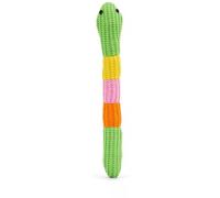 Crochet Snake Cat Toy with Certified Organic Catnip - Soft Crocheted Plush, Interactive Chew & Dental Toy for Cats & Kittens, X-Small (Green, 1 Pack)