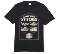 Crochet Stitches Guide Crocheter Hook Yarn Craft Comfort Colors Adult Heavyweight T-Shirt
