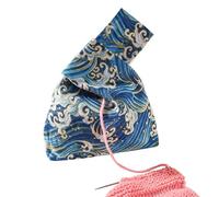Crochet Storage Bag - Knitting Bag Backpack, Durable Yarn Carrying Comfortable Handle | Handy Project Holder for Travel, Sewing Tools, Craft Accessories, Home Knitting Studio