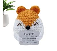 Crochet Stuffed Animal, Colorful Knitted Doll Toy, Cute Crochet Animals Ornament, Sturdy Handmade Fabric Design, Mini Crochets Finished Plush, Decorative Animal Doll for Boys Girls Use