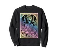 Crochet Tarot Card Croheter Skeleton Knitting Halloween Sweatshirt