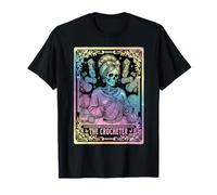 Crochet Tarot Card Croheter Skeleton Knitting Halloween T-Shirt