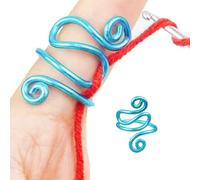Crochet Tension for Crocheting, Knitting Crochet Accessories, Adjustable Crochet Rings for Fingers, Crochet Finger Hook for Hand Weaving