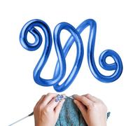 Crochet Tension Ring, Adjustable Aluminum Wire Finger Rings, Firm Grip Yarn Regulator for Righties & Lefties, Companion Hook Ring for Weavers, Crocheters & Knitters
