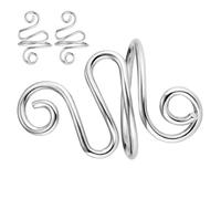 Crochet Tension Ring, Adjustable Crochet Ring, 3 x Adjustable Yarn Finsger Crochet Tension Ring, Mother Grandmother Companion Ring, Yarn Tension Control Ring for Blankets, Slippers, Mittens