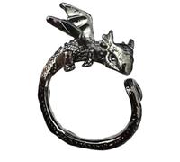 Crochet Tension Ring - Dragon Design Finger Wrap, Yarn Thread Controller, Knitting Companion | Decorative Animal Loop for Women’s Crochet Work, Comfortable Hand Tool for Smooth Stitching, Even Flow
