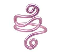 Crochet Tension Ring - Yarn Tension Ring | Alumium Wire Tension Ring for Left and Right Hand | Adjustable Crochet Tension Ring for Maintaining Consistent stitchs Size While Crocheting