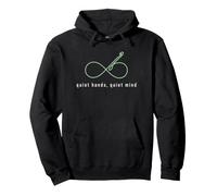 Crochet Therapy Yarn Mindfulness Minimalist Calm Pullover Hoodie
