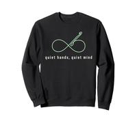 Crochet Therapy Yarn Mindfulness Minimalist Calm Sweatshirt