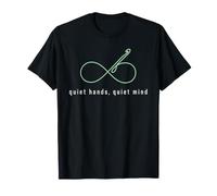 Crochet Therapy Yarn Mindfulness Minimalist Calm T-Shirt