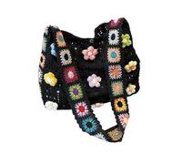 Crochet Tote Bag Floral Boho Handmade Handbag