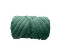 Crochet Yarn,Chunky Yarn 1KG Super Chunky Yarn Thick Bulky Giant Thread Bag Fit use for Hand Knitting DIY Arm Soft Big Blanket Carpet(Green 1KG)