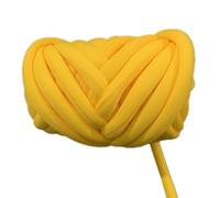 Crochet Yarn,Chunky Yarn 500g Super Thick Chunky Yarn Cotton Tube Alternative DIY Bulky Arm Knitting Blanket Hand Spin(Golden)