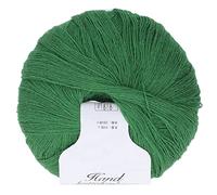 Crochet Yarn Green, Wool Material, Hand Washable, Soft Knitting Yarn for Sweaters and Cushions - Breathable, Anti Pilling, Durable, Ideal for Knitting Crafts