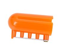 Crochet Yarn Guide Thimble Tool - Sturdy Knitting Accessory for Crocheting, Practical Gift for Grandma Mom- Orange