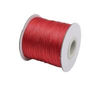 Crochet Yarn Knitting 0.5mm Korean Waxed Cotton Cord - Thread String for DIY Bracelet, Necklace & Jewelry Making Findings (10m/Roll)(RD)