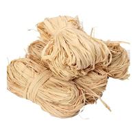Crochet Yarn Knitting 1PCS 50g/Roll Natural Raffia Straw Rope Wedding Invitation Gift PackingRope Flower Wrapping Decoration StrawRope Party