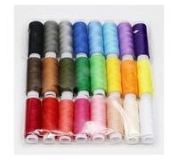 Crochet Yarn Knitting 24 Colour Polyester Machine Embroidery Sewing Threads Hand Thread Craft Patch Steering Wheel Supplies