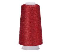 Crochet Yarn Knitting 2500M Rainbow Thread Metallic Yarn 150D Computerized Embroidery Decorative Sewing Silk Lines(Red)