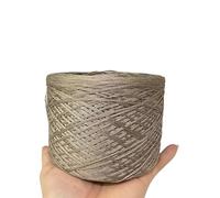 Crochet Yarn Knitting 250g/ Ball Acetic Tencel Pure Cotton Wool Silk Soft Dyed Thread DIY Hand-Knitted Stick Crochet Shawl Scarf Weaving Material(Bronze)