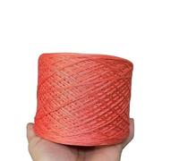 Crochet Yarn Knitting 250g/ Ball Acetic Tencel Pure Cotton Wool Silk Soft Dyed Thread DIY Hand-Knitted Stick Crochet Shawl Scarf Weaving Material(Emerald Green)