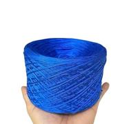 Crochet Yarn Knitting 250g/ Ball Acetic Tencel Pure Cotton Wool Silk Soft Dyed Thread DIY Hand-Knitted Stick Crochet Shawl Scarf Weaving Material(Khaki)