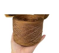 Crochet Yarn Knitting 250g/ Ball Acetic Tencel Pure Cotton Wool Silk Soft Dyed Thread DIY Hand-Knitted Stick Crochet Shawl Scarf Weaving Material(Stone)