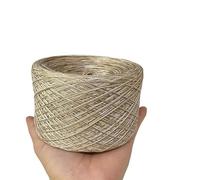 Crochet Yarn Knitting 250g/ Ball Acetic Tencel Pure Cotton Wool Silk Soft Dyed Thread DIY Hand-Knitted Stick Crochet Shawl Scarf Weaving Material(Coffee)