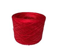 Crochet Yarn Knitting 250g/ Ball Acetic Tencel Pure Cotton Wool Silk Soft Dyed Thread DIY Hand-Knitted Stick Crochet Shawl Scarf Weaving Material(Navy Blue)