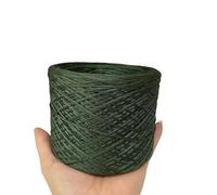 Crochet Yarn Knitting 250g/ Ball Acetic Tencel Pure Cotton Wool Silk Soft Dyed Thread DIY Hand-Knitted Stick Crochet Shawl Scarf Weaving Material(Dark Grey)