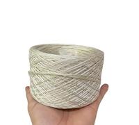 Crochet Yarn Knitting 250g/ Ball Acetic Tencel Pure Cotton Wool Silk Soft Dyed Thread DIY Hand-Knitted Stick Crochet Shawl Scarf Weaving Material(Antique Brass)
