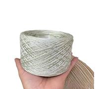 Crochet Yarn Knitting 250g/ Ball Acetic Tencel Pure Cotton Wool Silk Soft Dyed Thread DIY Hand-Knitted Stick Crochet Shawl Scarf Weaving Material(Gray)