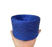 Crochet Yarn Knitting 250g/ Ball Acetic Tencel Pure Cotton Wool Silk Soft Dyed Thread DIY Hand-Knitted Stick Crochet Shawl Scarf Weaving Material(Agate Red)
