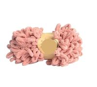 Crochet Yarn Knitting Wool, 100g Plain Hand Knitted Scarf Bag Medium Thick Thread Tool Free Finger Loop Thread(Color-25)