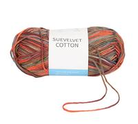 Crochet Yarn Knitting Yarn Thick Yarn Colorful Cotton 8 Strands Smoke Red Soft Comfortable Medium Thick for Crafts Beginners Advanced Tailors Cotton Material 1 Pcs