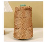 Crochet Yarn Light Weight Rope Cool Hollow Yarn to Crochet Summer Sun Hat Hand Knitting Thick Threads Bag Cushion(Color 4)