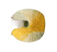Crochet Yarn, Mixed Wool Acrylic Gradient, 2 x 100 g Soft Long Pile Knitting Yarn - For Quilting Projects, Embroidery, Repair Creation Scarves
