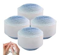 Crochet Yarn, Pack of 4 Craft Thread with Colour Gradient, Soft Yarn for Crochet, for Enthusiasts, Hobbyists, Quilting Projects, Fabric Repair, Scarf Making and Artistic