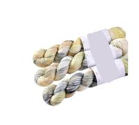 Crochet Yarn Thin Gradient Color Tencel Sequins Hand-Dyed Lace Yarn for Summer Hand Knitting Crochet Thread for Shawl Scarf(Color 10)