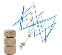 Crochet Yarn Winder - ABS and Swift Metal Yarn Winder | Craft Accessory | Umbrella Yarn Holder for Embroidery, Crochet, Knitting, Winding, Studio Dome