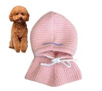 Crocheted Dog Hat, Dog Winter Hat, Cute Dog Collar Hat - Cute Collar Snood Headwear, Crochet Snood, Funny Pet Hat, Knitted Hat, Neck Ear Warmers Small Dogs