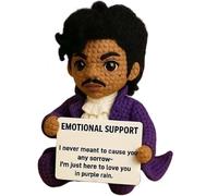 Crocheted Emotional Support Dolls, Positive Affirmation Crochet, Small Funny Cute Encouragement Gifts for Women, Friends, Students, Coworkers, Colleges Graduation (A#)