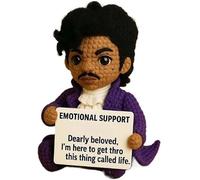Crocheted Emotional Support Dolls, Positive Affirmation Crochet, Small Funny Cute Encouragement Gifts for Women, Friends, Students, Coworkers, Colleges Graduation (B#)