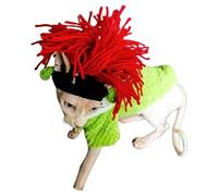 Crocheted Hat for Dog and Cats Holiday Pet Costume Knitted Headgear Dog Cats Birthday Props for Small Pet Cute Accessories