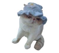 Crocheted Hat For Dog And Cats Holiday Pet Costume Knitted Headgear Dog Cats Birthday Props For Small Pet Cute Accessories
